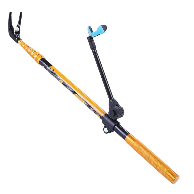 Fishing Rod Carbon Fiber - Soporte telescópico ajustable de 360 grados