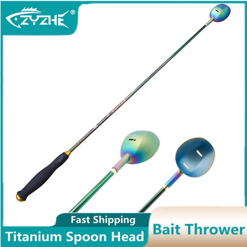 Fishing Rod Carbon Fiber - Lanzador de Señuelos ZYZHE con Cabeza