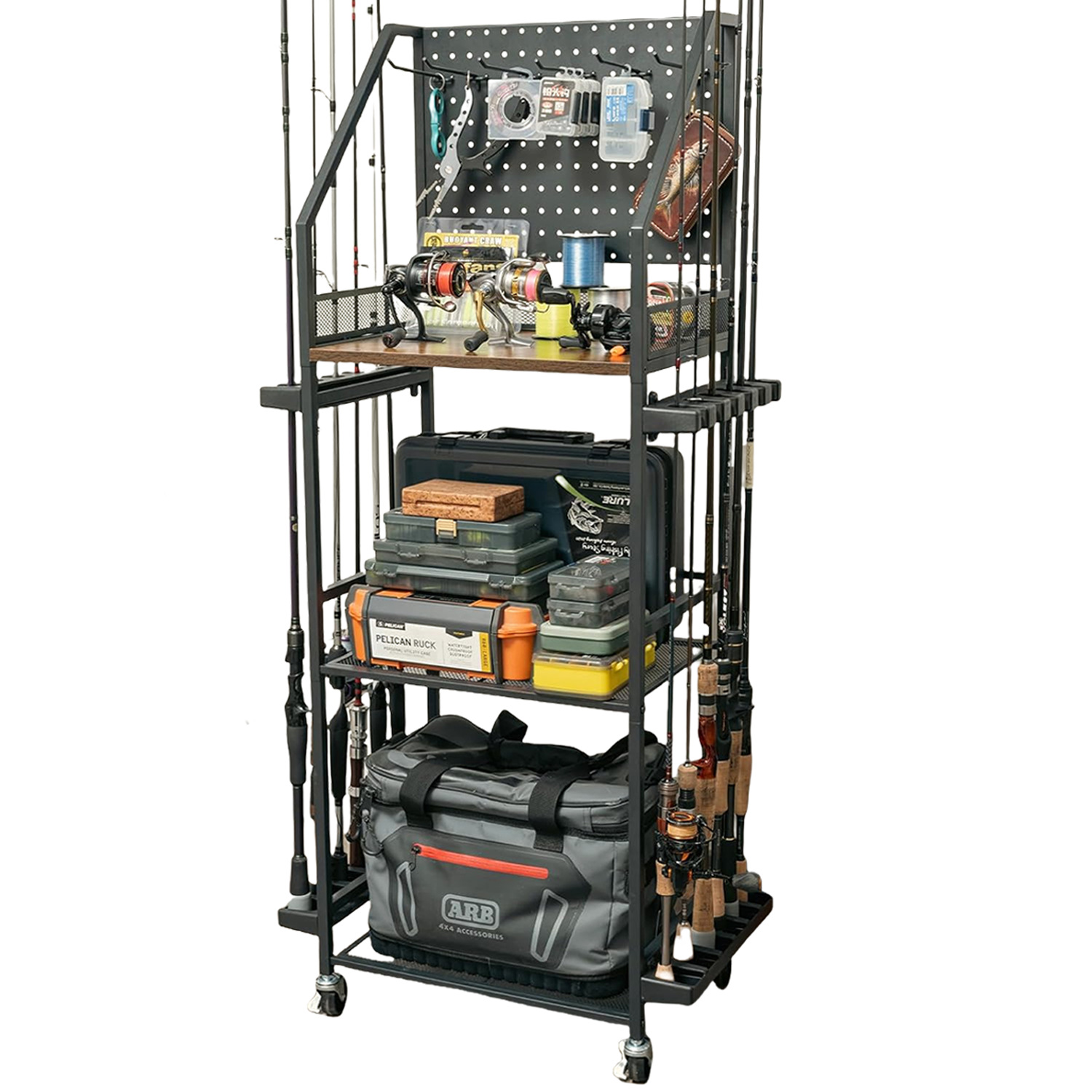 Fishing Rod Case - Soportes multifuncionales para cañas de pescar,