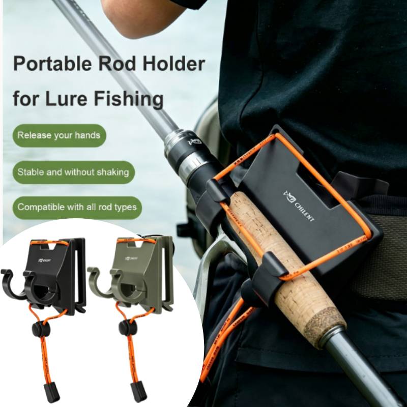 Fishing Rod Fly - Soporte de caña con clip para