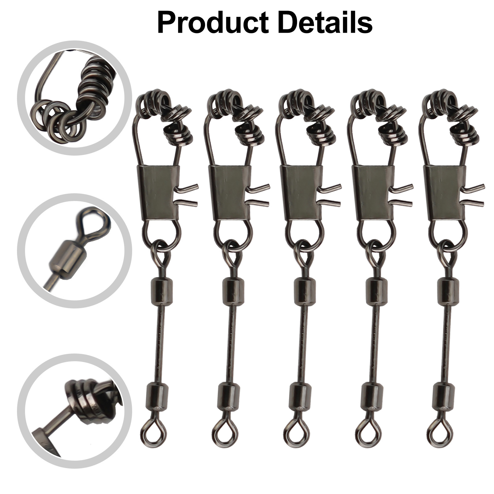 Fishing Rod Fly - 10/20/50 Uds. Anillos pequeños de OVAL-TIPPET