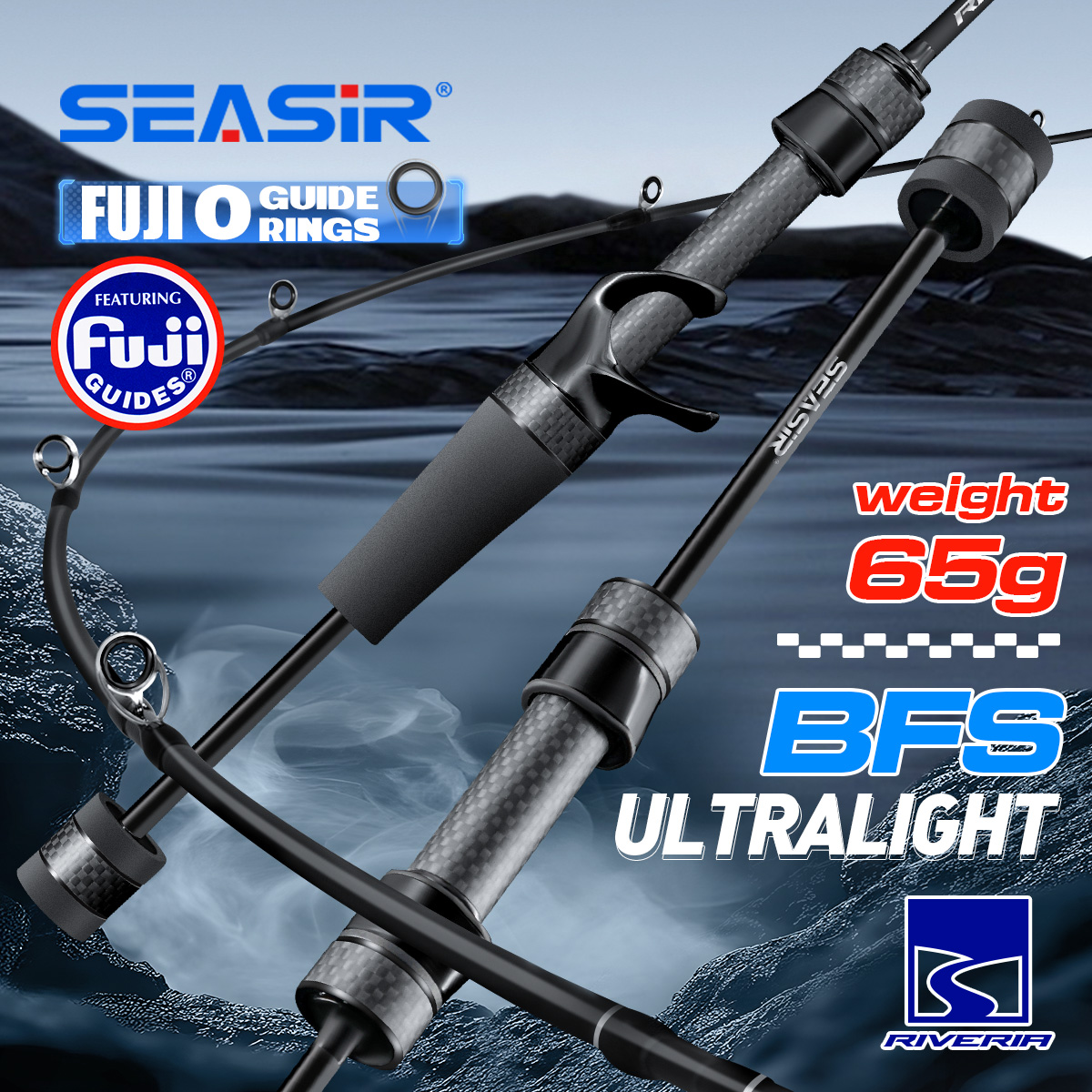 Fishing Rod Ice - Seasir Riveria BFS caña de pescar