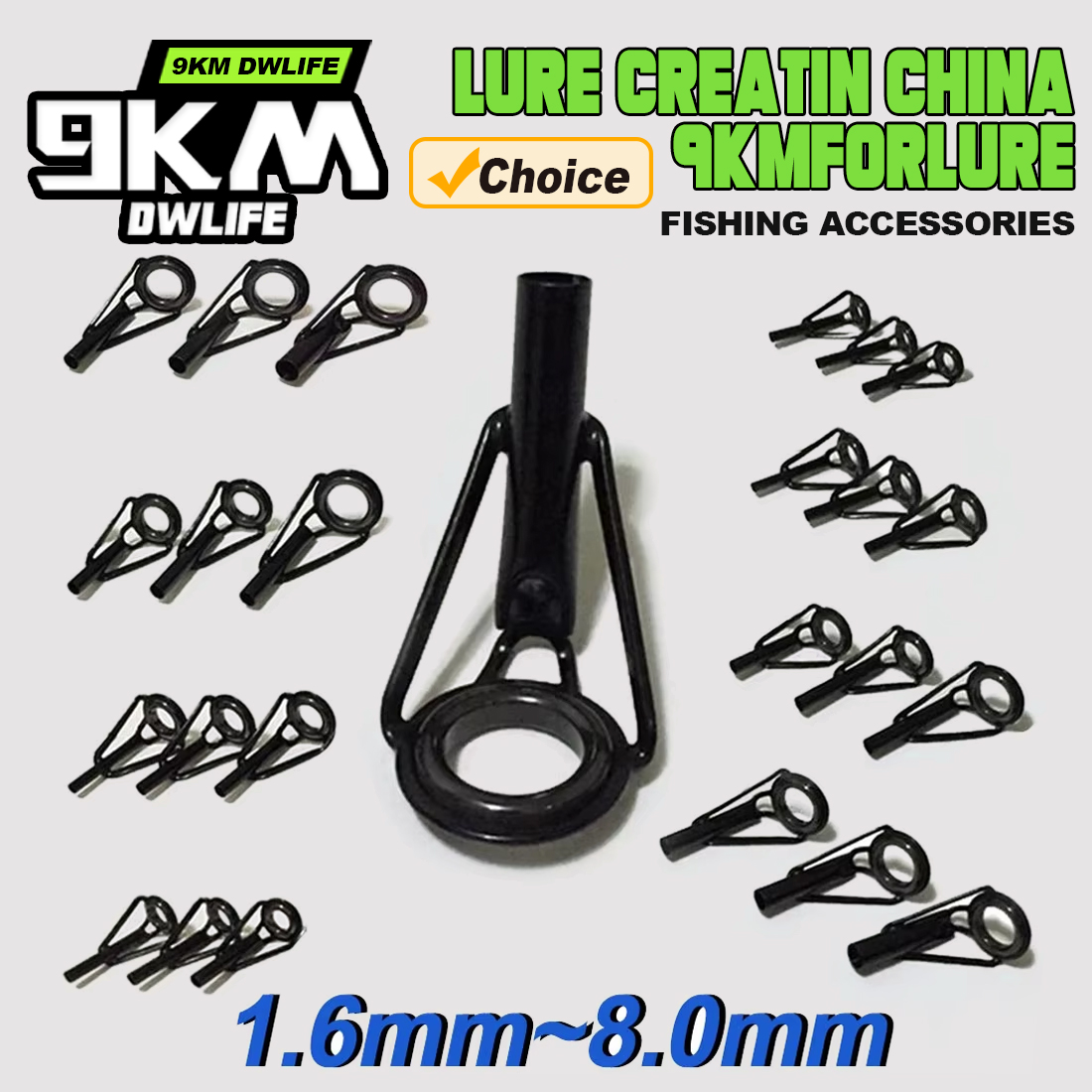 Fishing Rod Tip Replacement - Kit de reparación de guías de