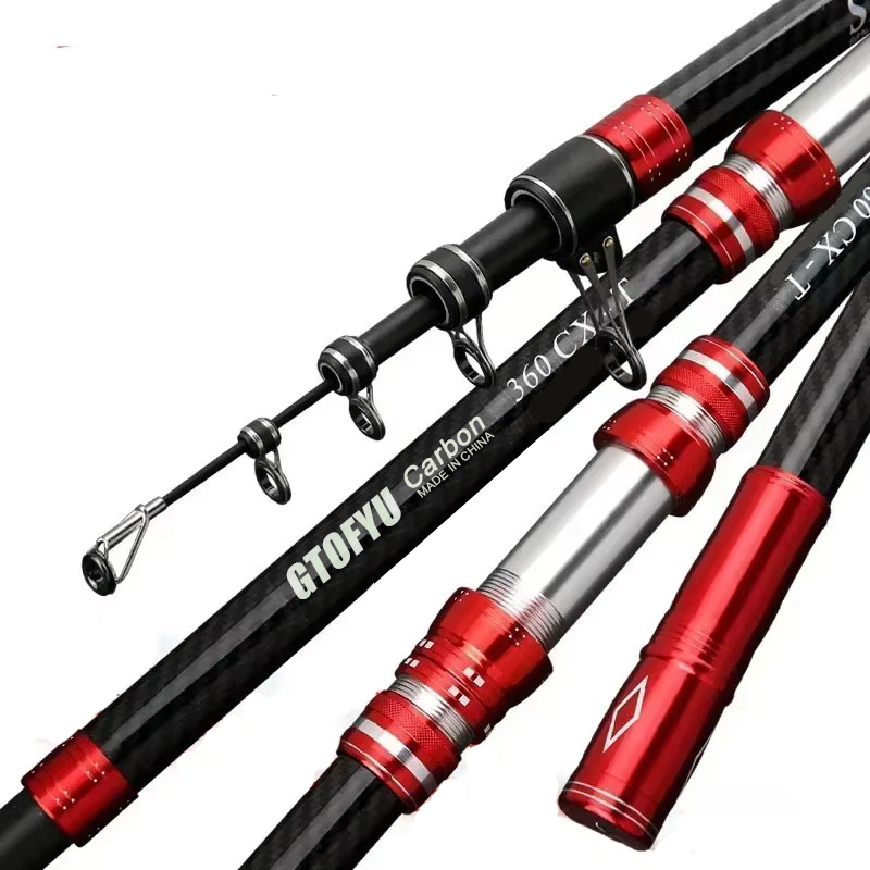 Caña de Pescar Telescópica de  - Fishing Rod Surf reseña y precio