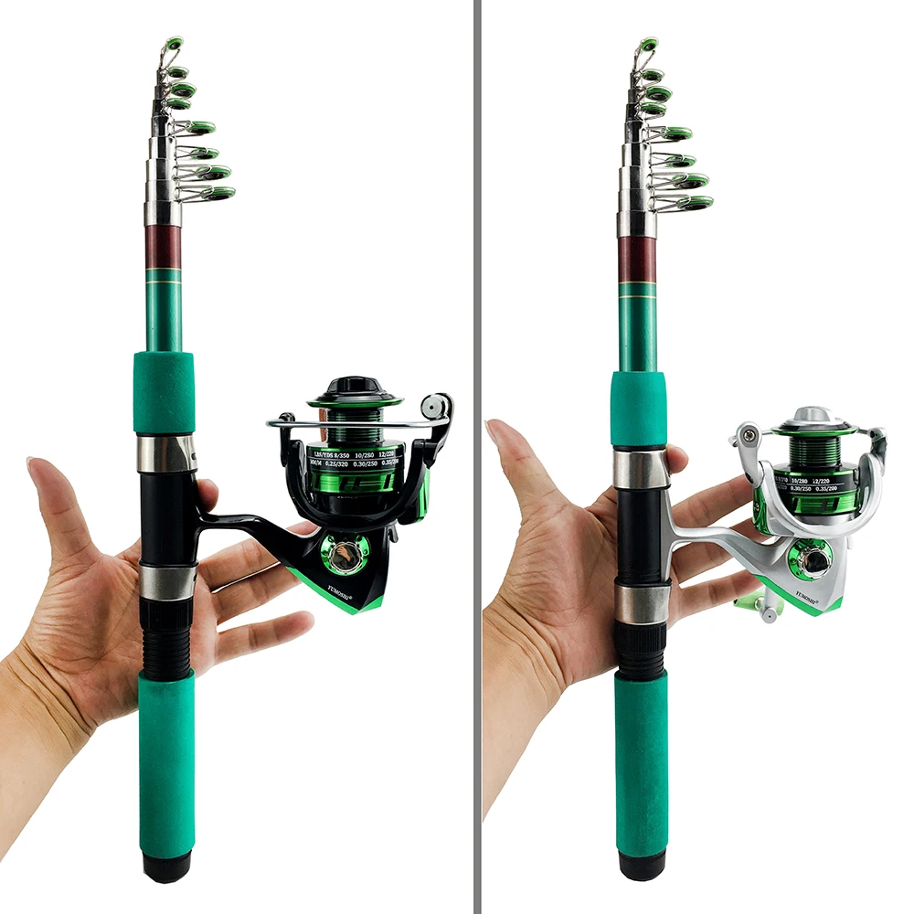 Juego de caña de pescar superd - Fishing Rod Combo reseña y precio
