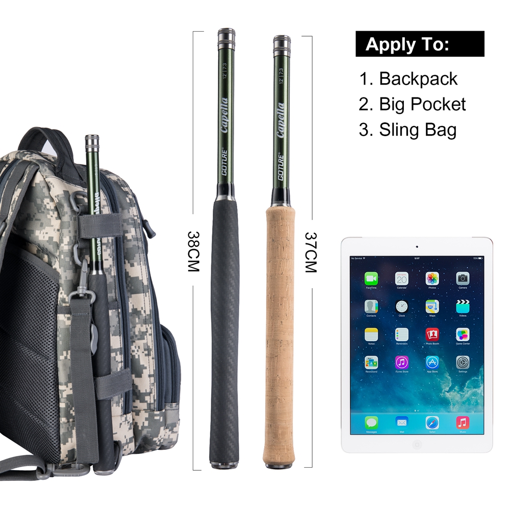 Goture Tenkara-caña de pescar  - Fishing Rod Carbon Fiber reseña y precio