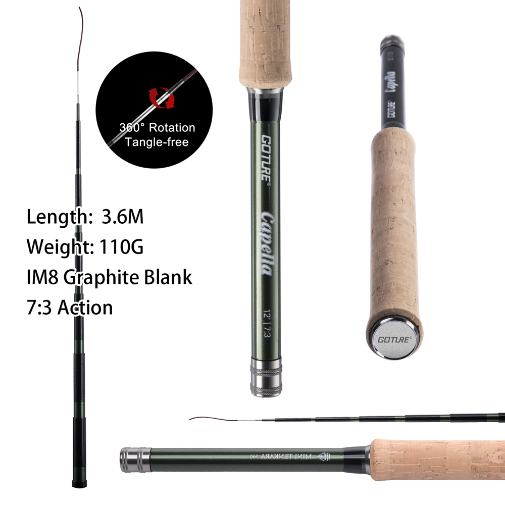 Goture Tenkara-caña de pescar  - Fishing Rod Carbon Fiber reseña y precio