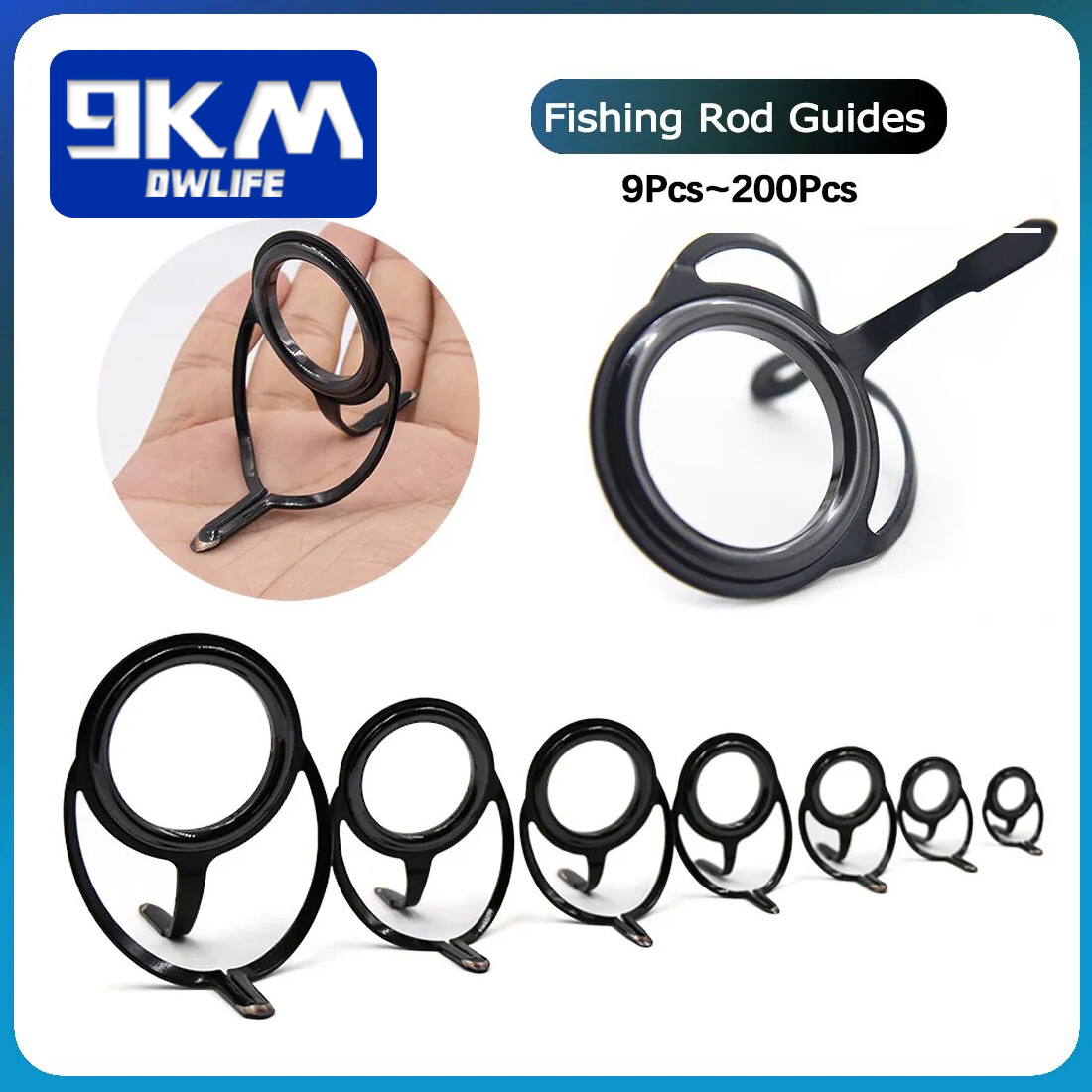Kit de reparación de caña de p - Fishing Rod Guide Replacement reseña y precio