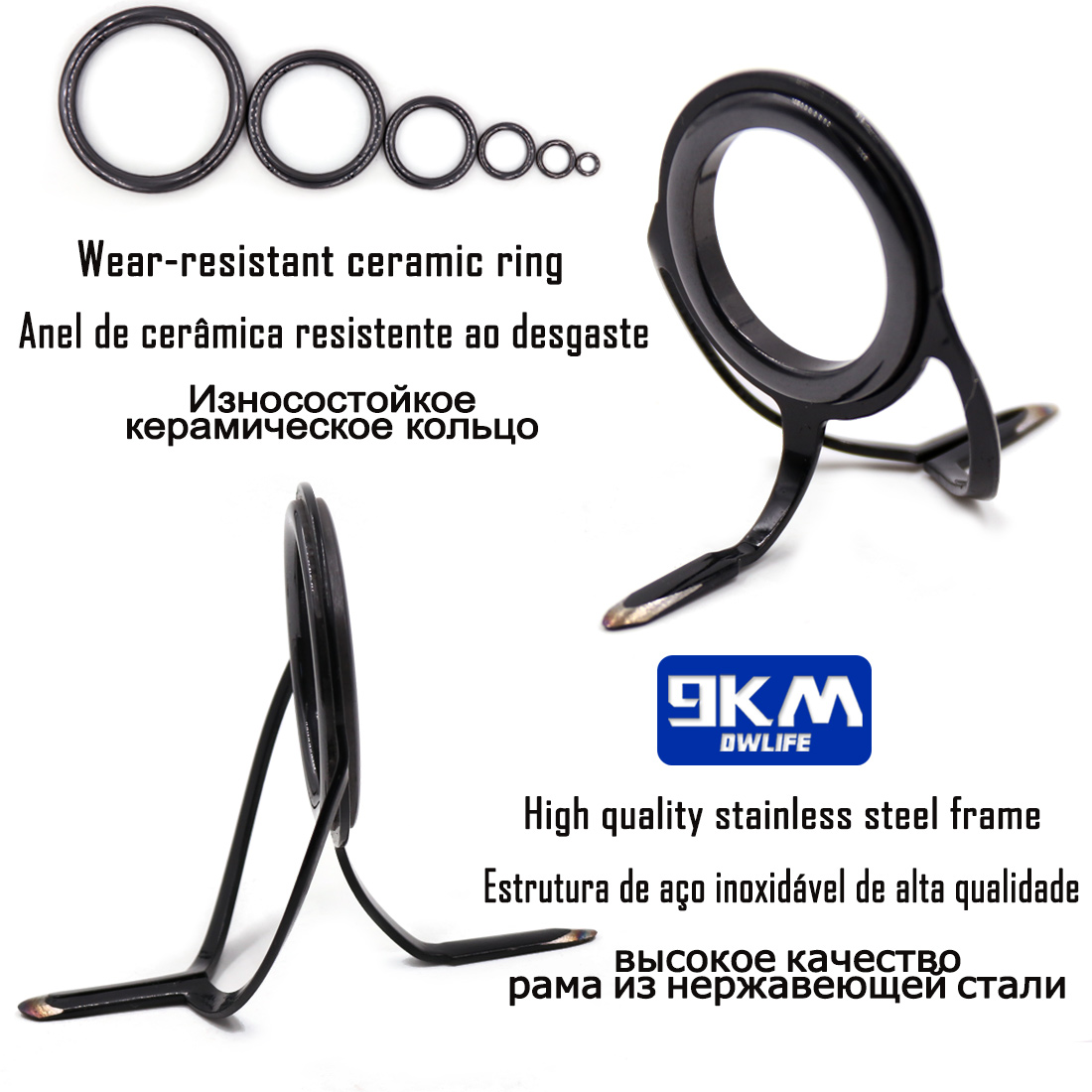 Kit de reparación de caña de p - Fishing Rod Guide Replacement reseña y precio