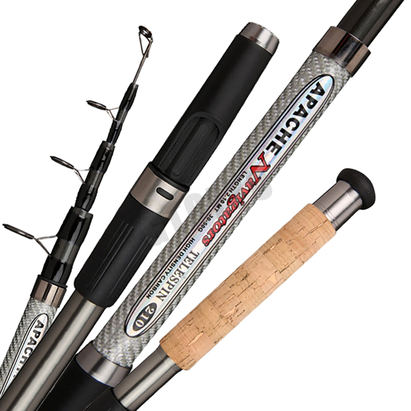 Cañas de pescar telescópicas d - Fishing Rod Surf reseña y precio