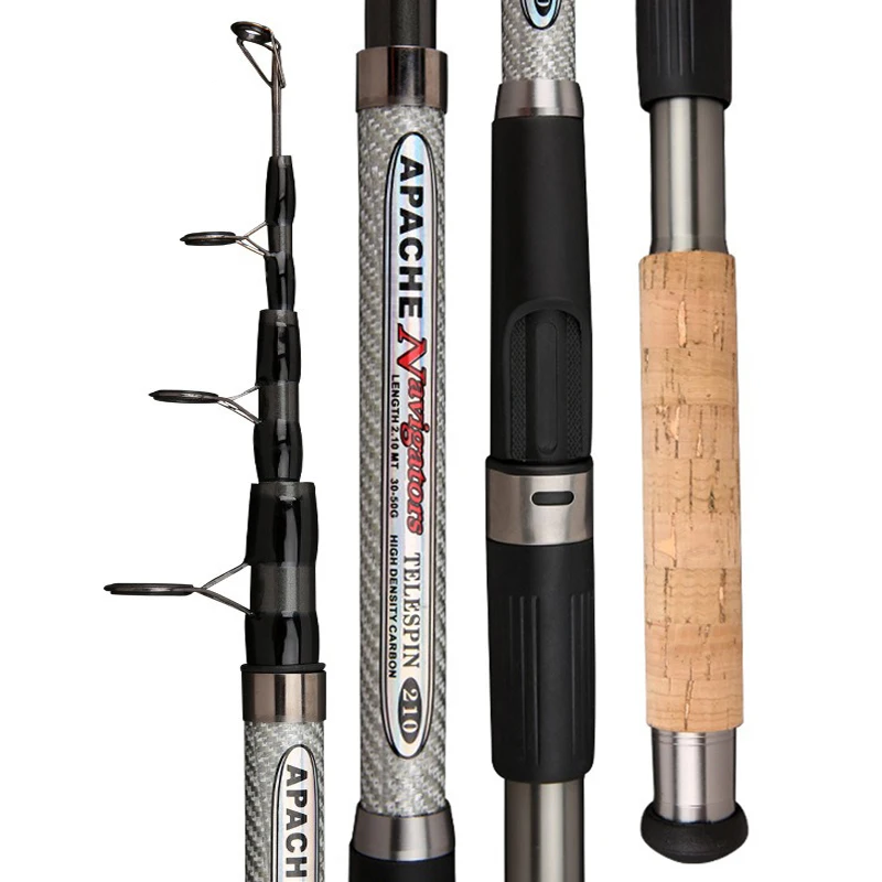 Cañas de pescar telescópicas d - Fishing Rod Surf reseña y precio