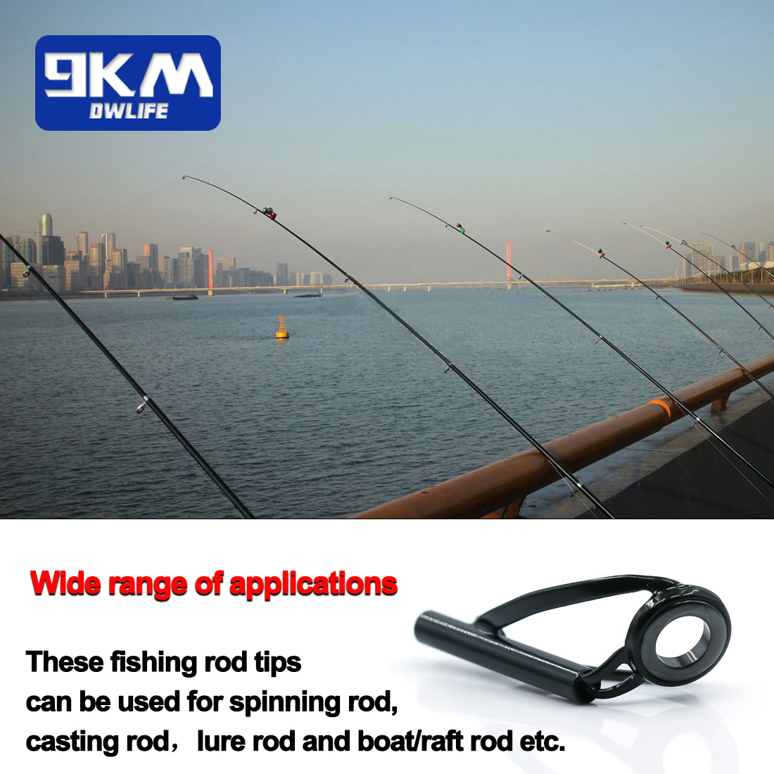 Kit de reparación de punta guí - Fishing Rod Guide Replacement reseña y precio
