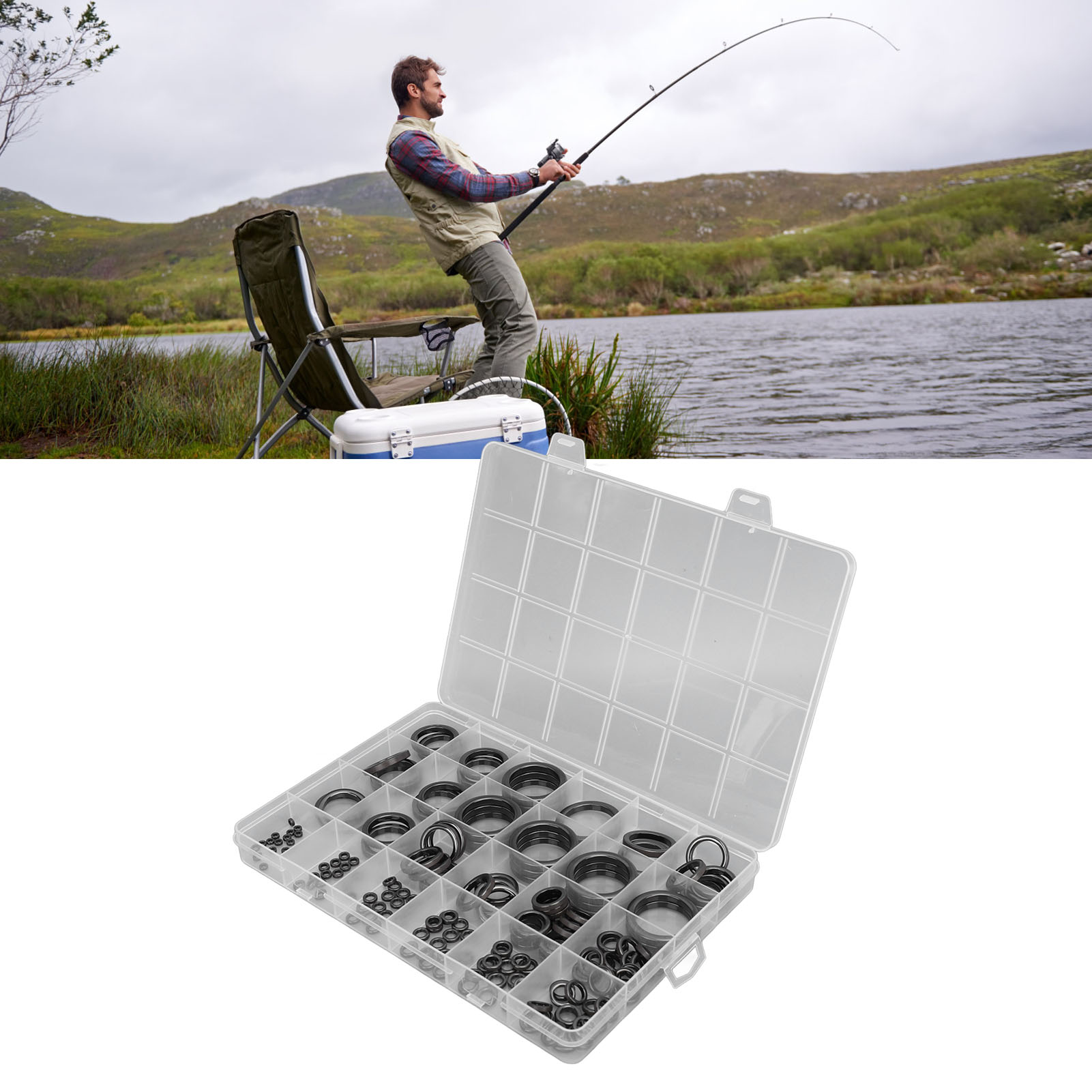 Kit de reparación de guía de c - Fishing Rod Guide Replacement reseña y precio