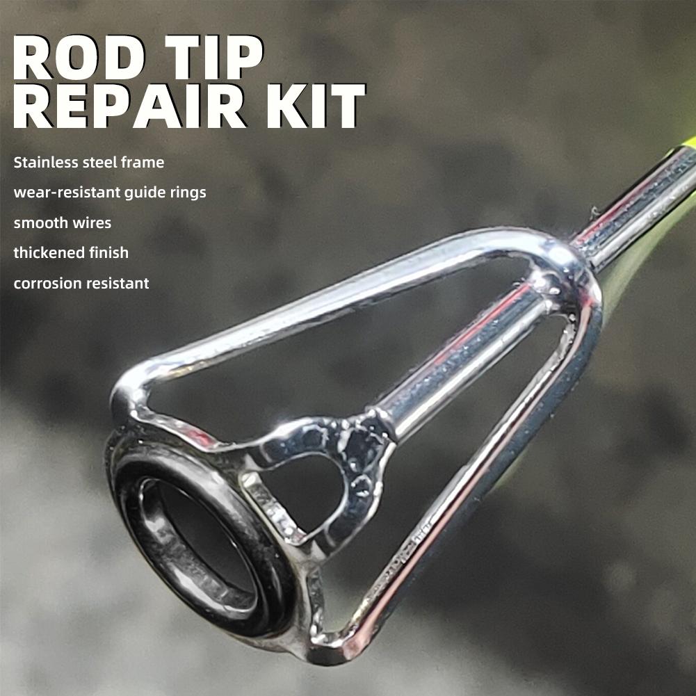 Kit de Reparación de Puntas de - Fishing Rod Guide Replacement reseña y precio