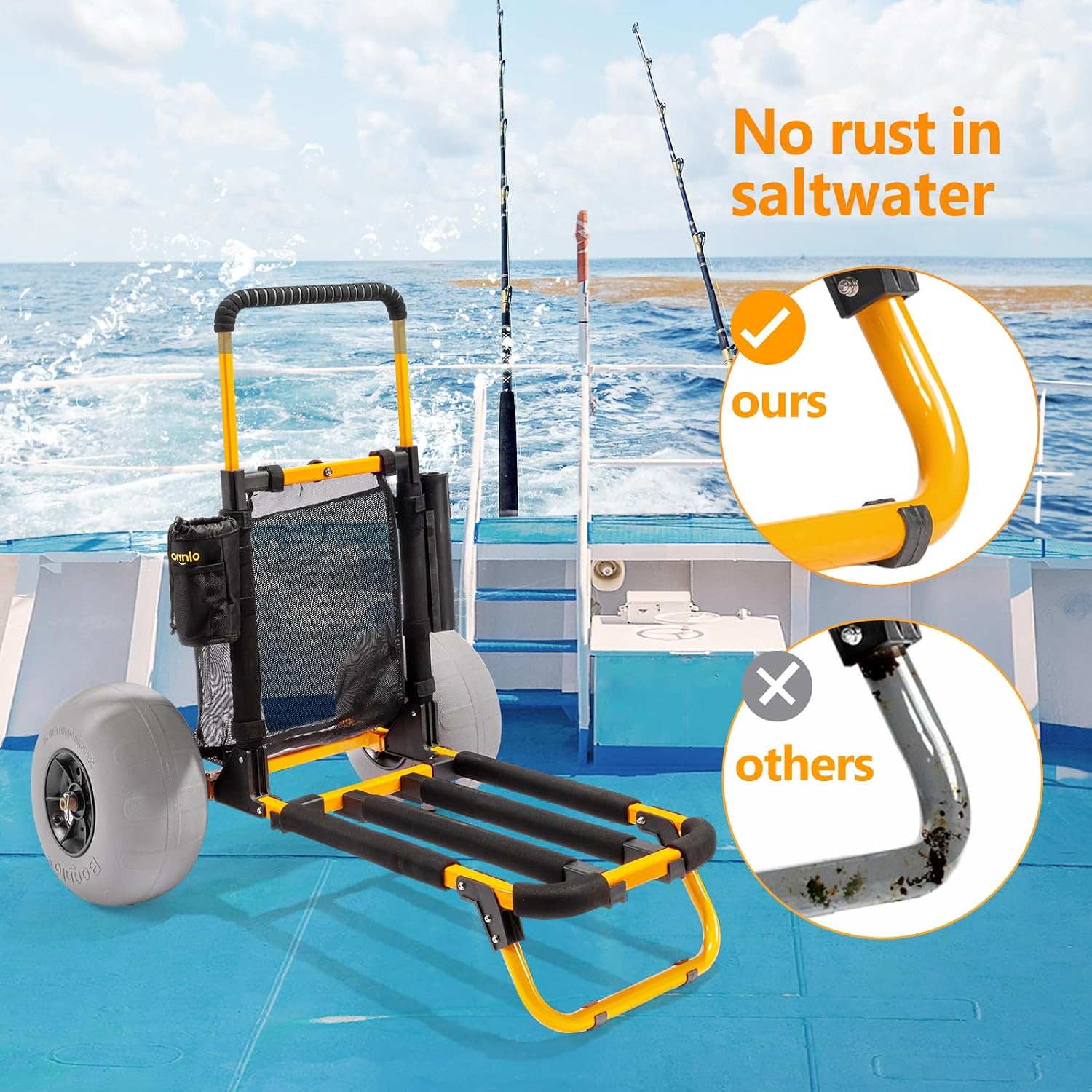 Carrito de Pesca para Playa Bo - Fishing Rod Holder reseña y precio