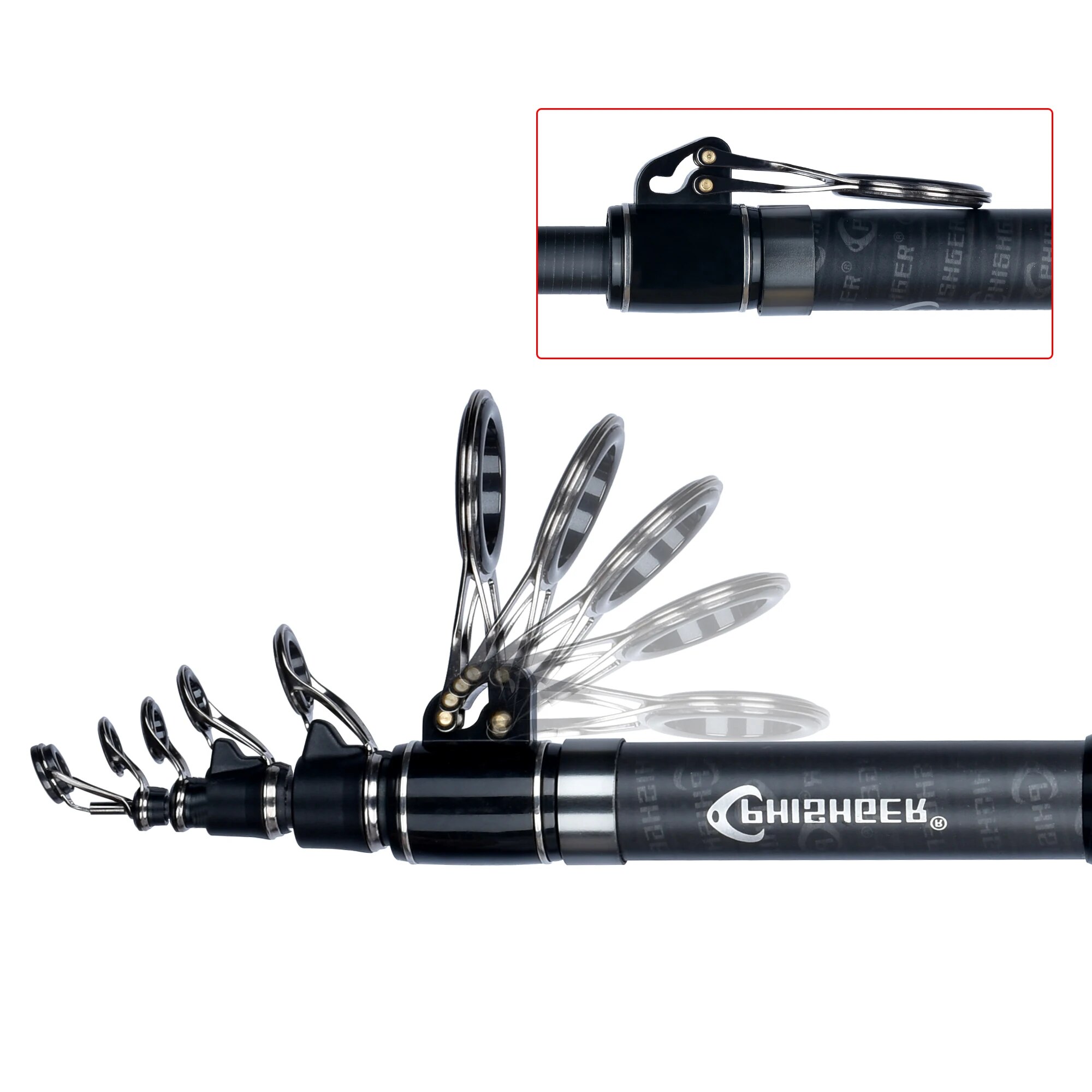 PHISHGER caña giratoria de Sur - Fishing Rod Surf reseña y precio