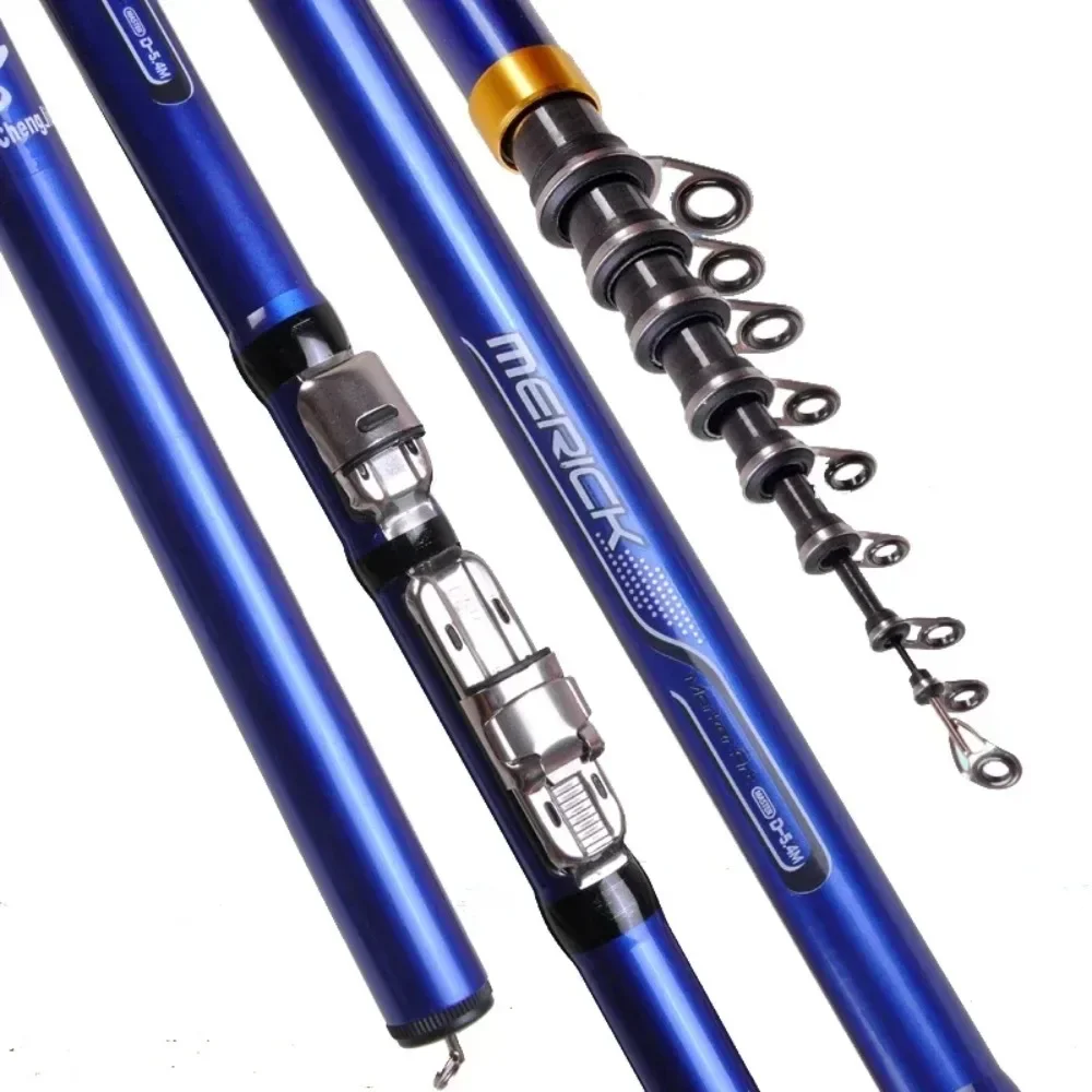 Caña de pescar giratoria de fi - Fishing Rod Surf reseña y precio