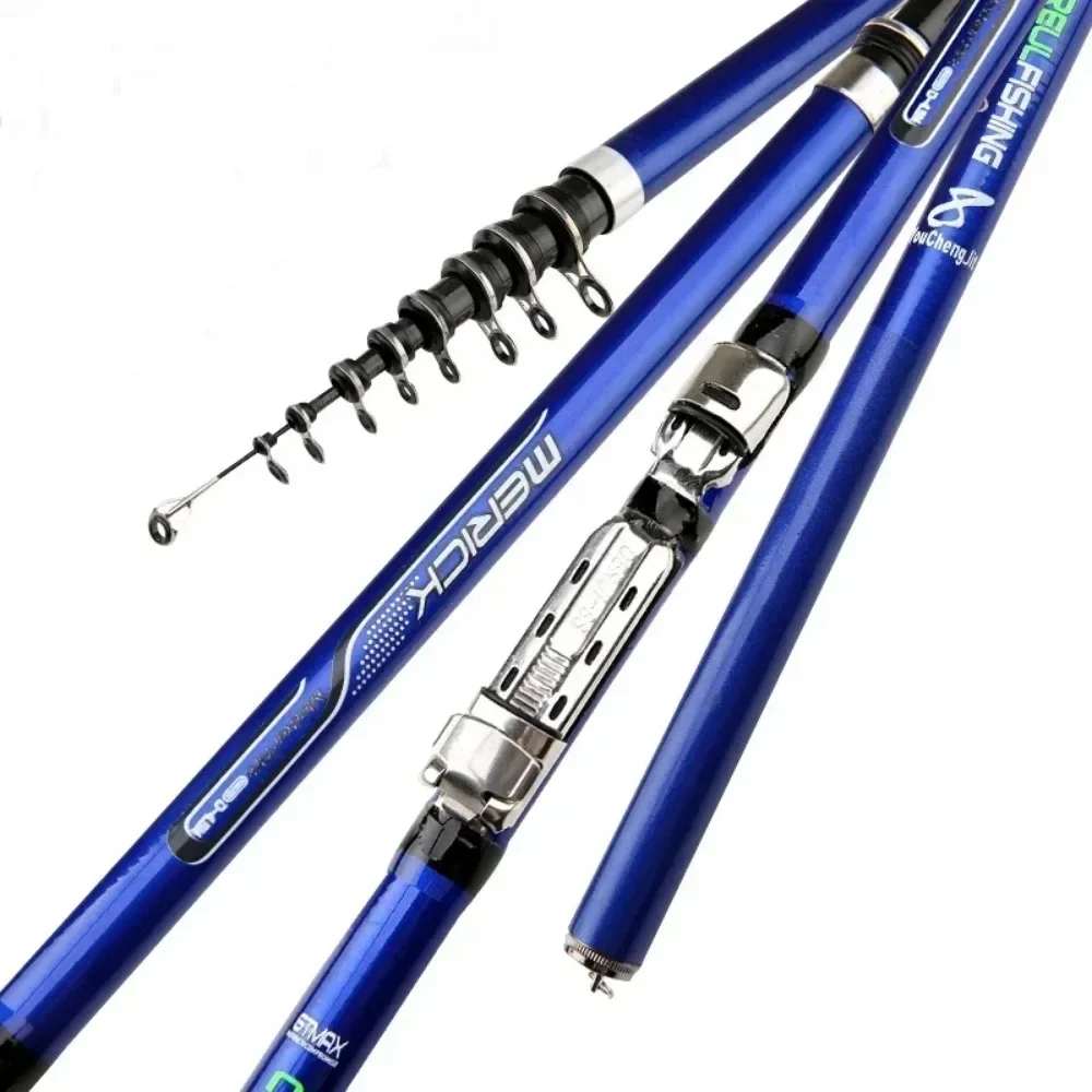 Caña de pescar giratoria de fi - Fishing Rod Surf reseña y precio