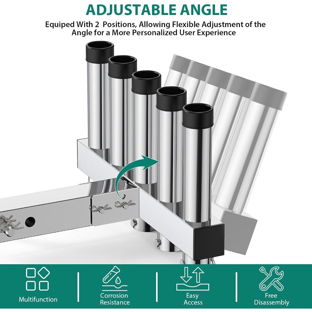 Soporte para Cañas de Pescar p - Fishing Rod Rack reseña y precio
