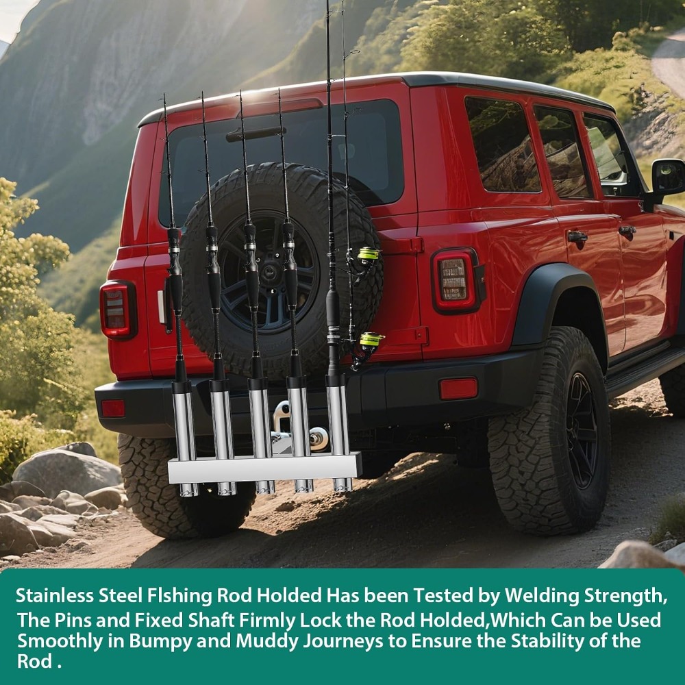Soporte para Cañas de Pescar p - Fishing Rod Rack reseña y precio