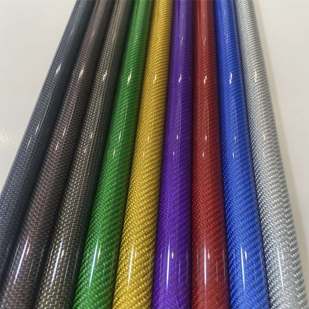 Tubo de fibra de carbono color - Fishing Rod Carbon Fiber reseña y precio