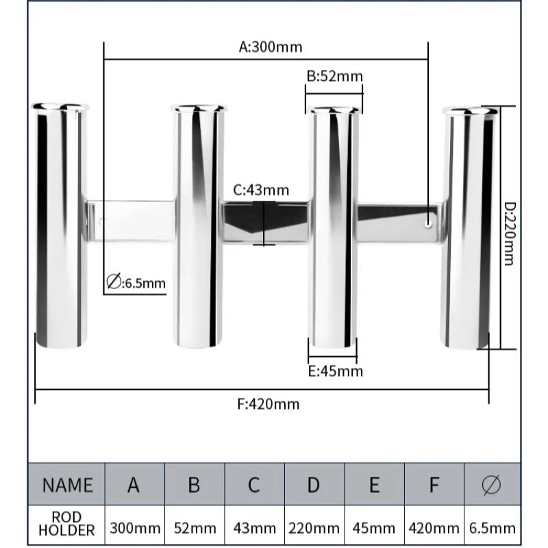 Soporte de Acero Inoxidable pa - Fishing Rod Rack reseña y precio