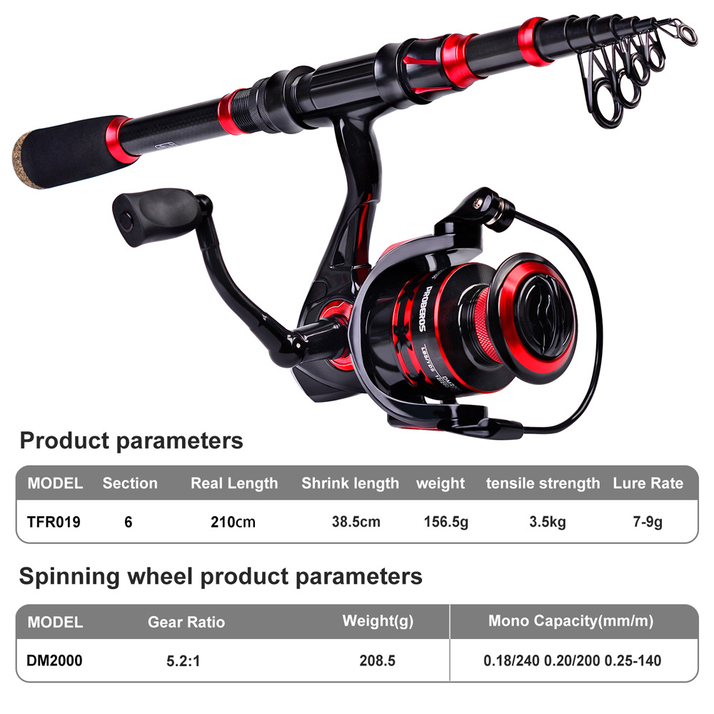 Combo de Caña y Carrete de Pes - Fishing Rod Carbon Fiber reseña y precio