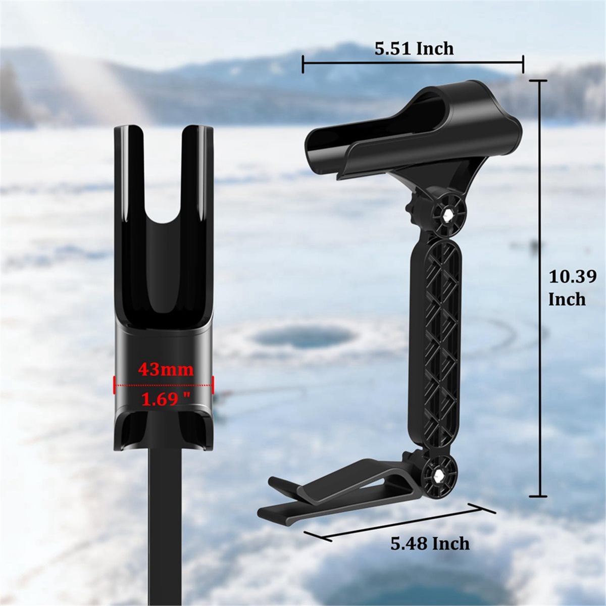 POPULAR - Juego de 2 Soportes  - Fishing Rod Holder reseña y precio