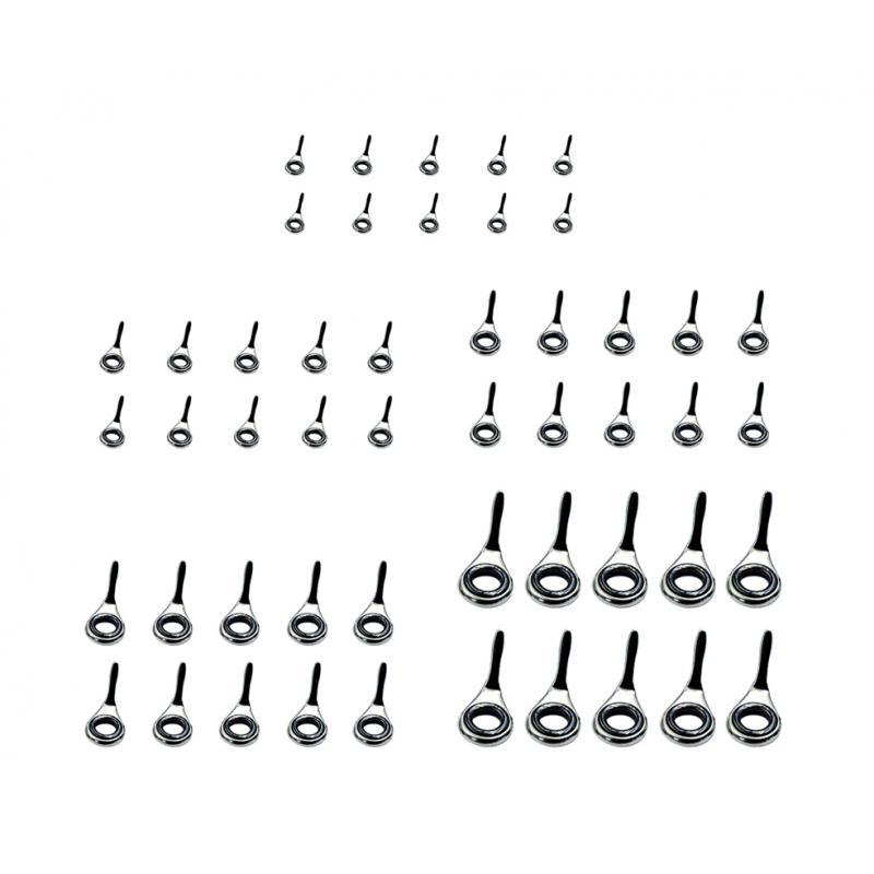 Juego de 10 guías telescópicas - Fishing Rod Guide Replacement reseña y precio