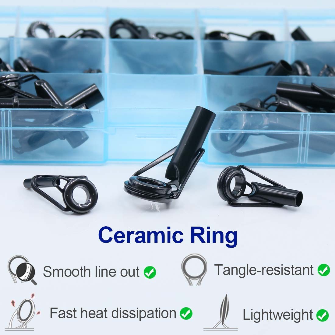 Kit de reparación de punta de  - Fishing Rod Tip Replacement reseña y precio