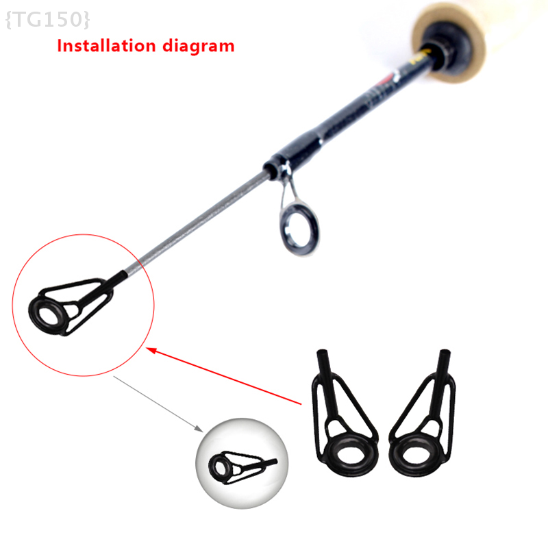 【F2-TG150】Guías de punta de ca - Fishing Rod Repair Kit reseña y precio