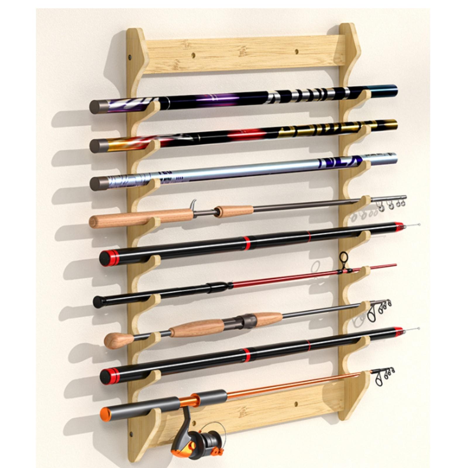Soporte de Pared para Cañas de - Fishing Rod Rack reseña y precio