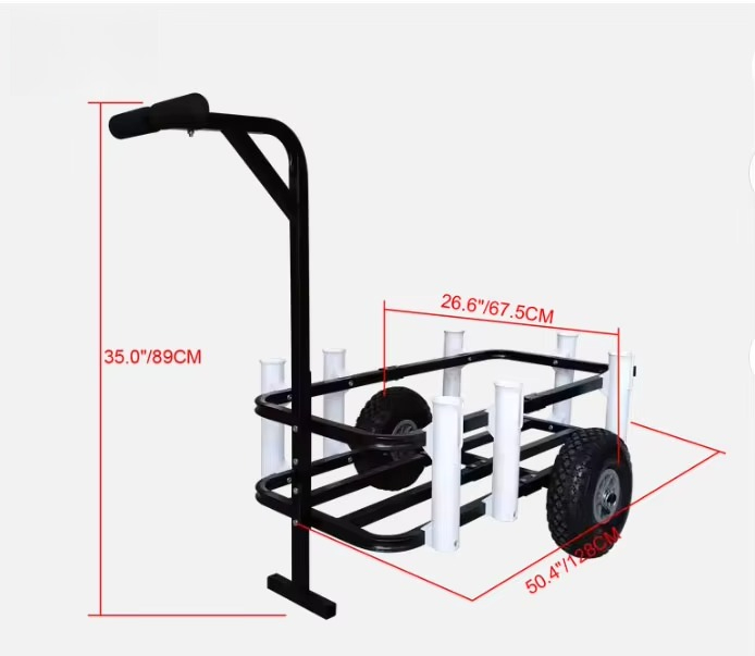 Carrito Plegable para Playa y  - Fishing Rod Holder reseña y precio