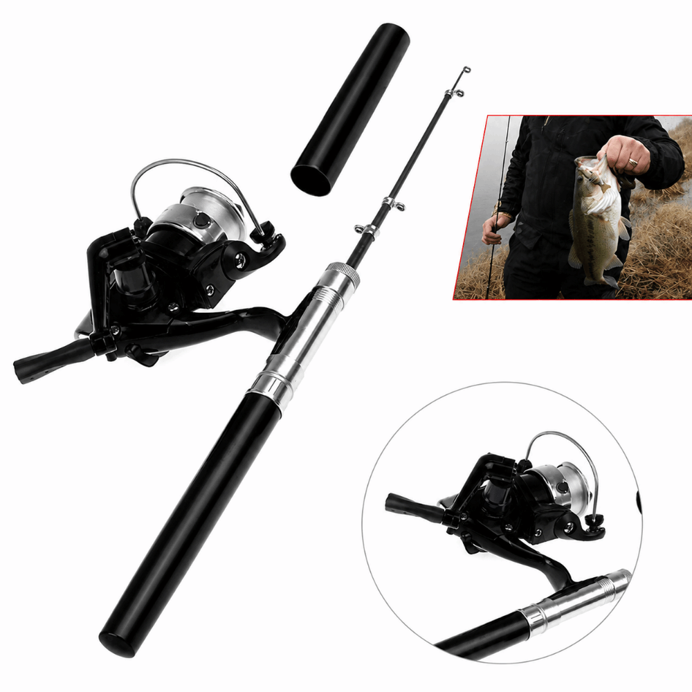 Caña de Pescar Telescópica Com - Fishing Rod Combo reseña y precio