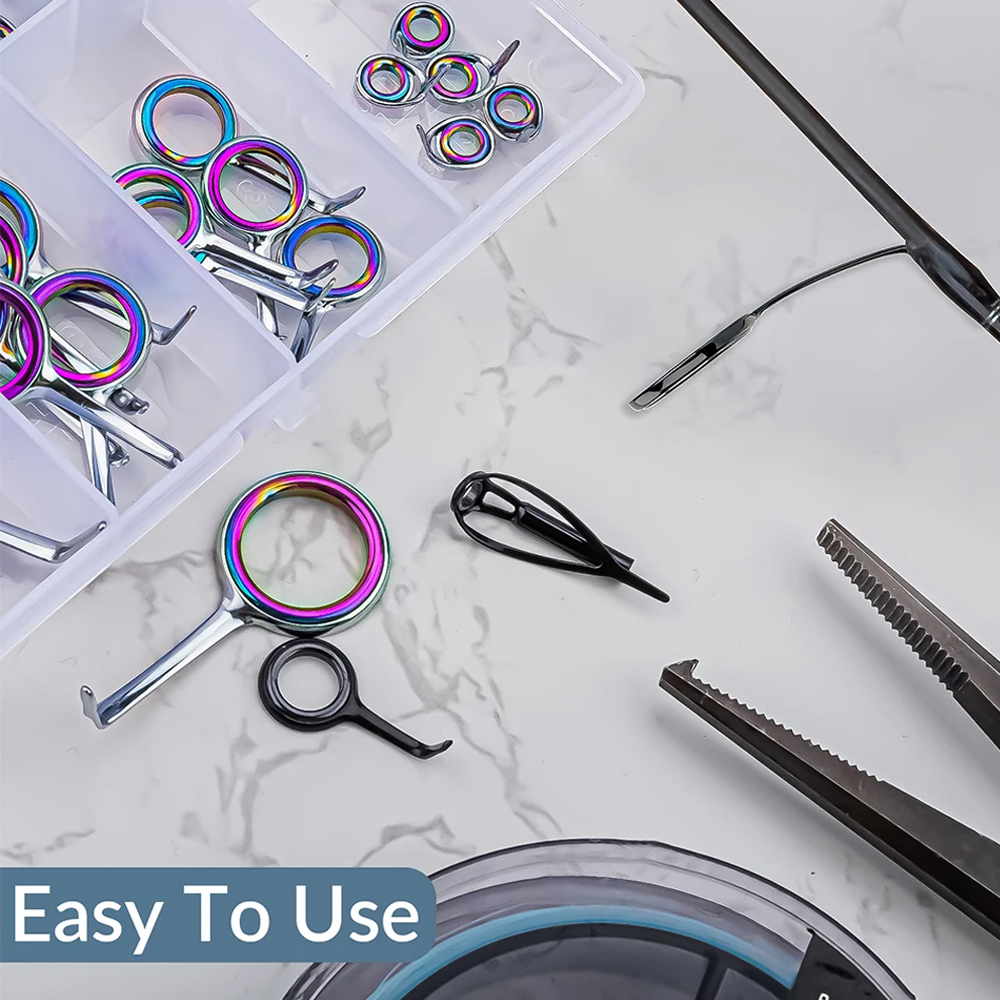 Kit de anillo de guía para cañ - Fishing Rod Guide Replacement reseña y precio