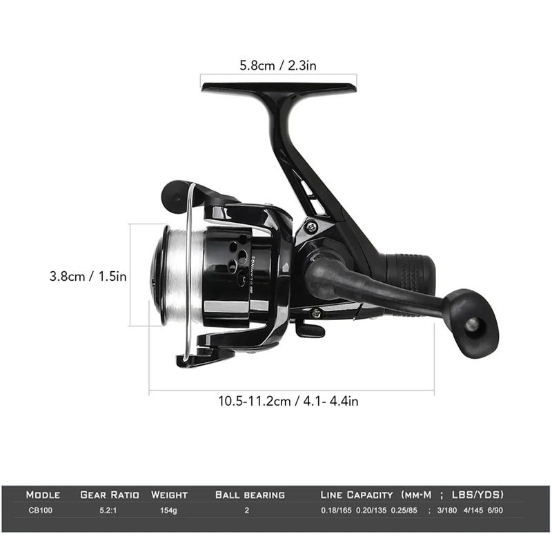 BRAVMAK 2,1/3,2 m carrete de c - Fishing Rod Carbon Fiber reseña y precio