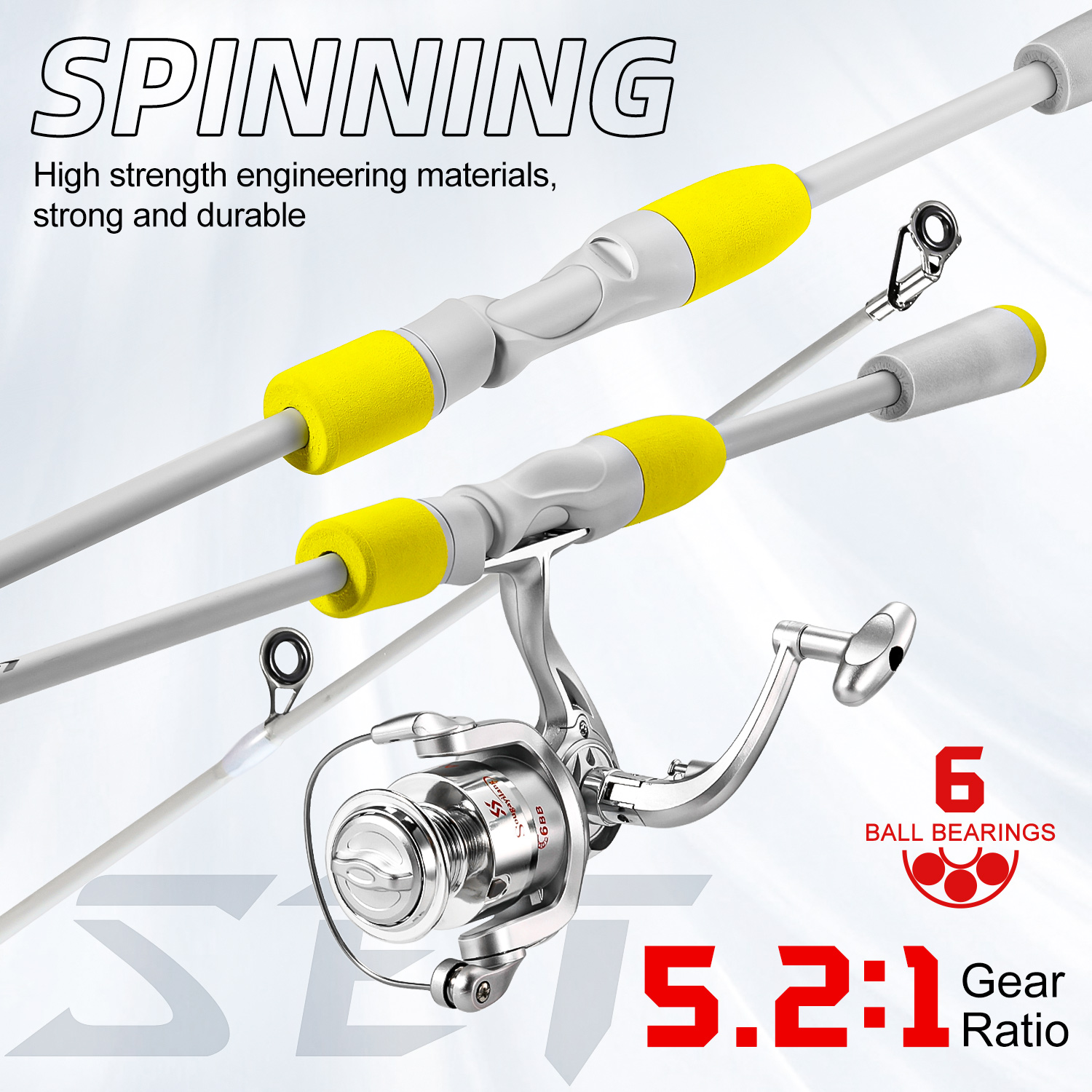 Sougayilang, caña de pescar gi - Fishing Rod Carbon Fiber reseña y precio