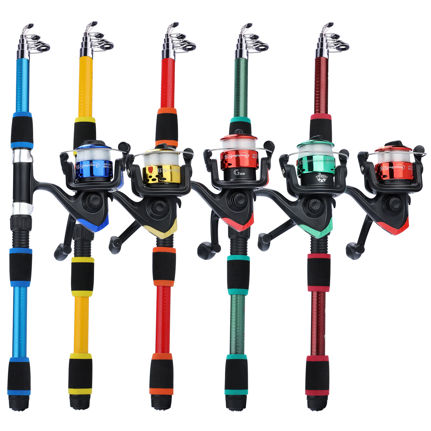 Sougayilang-Juego de cañas de  - Fishing Rod Combo reseña y precio